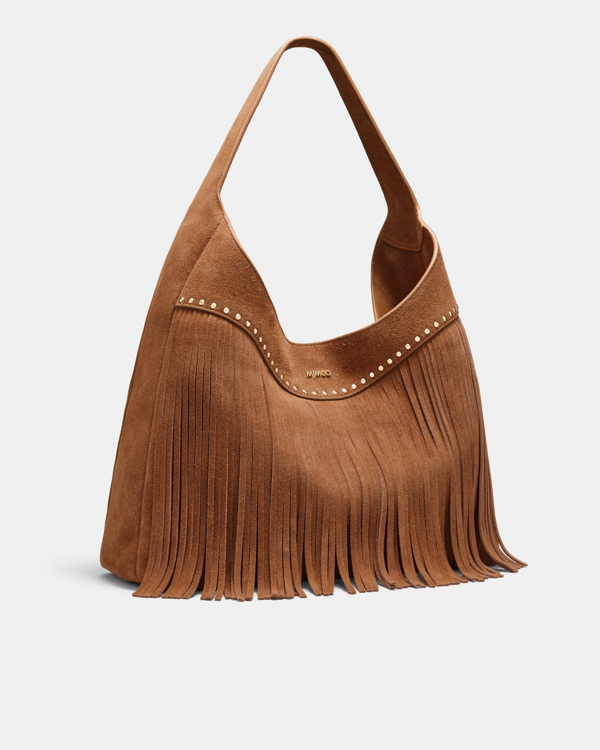 Rebel Fringe Hobo Bag - Pecan