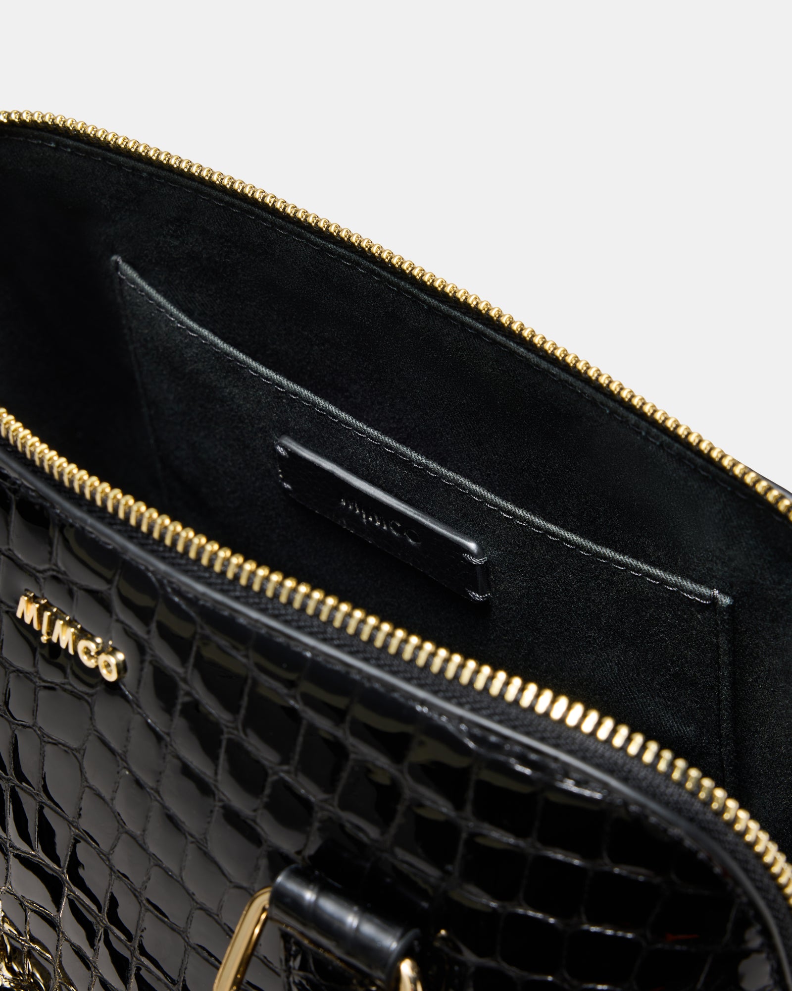 Noir Charm Bowler Bag - Black