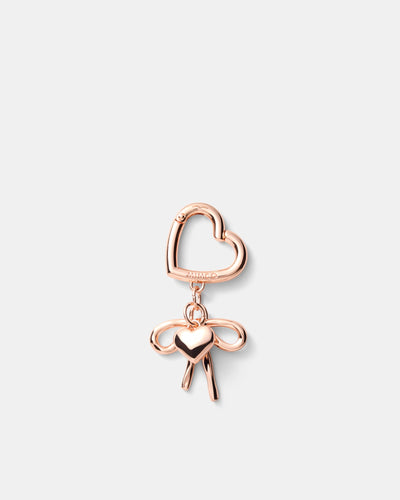 Bow Keyring - Rose Gold
