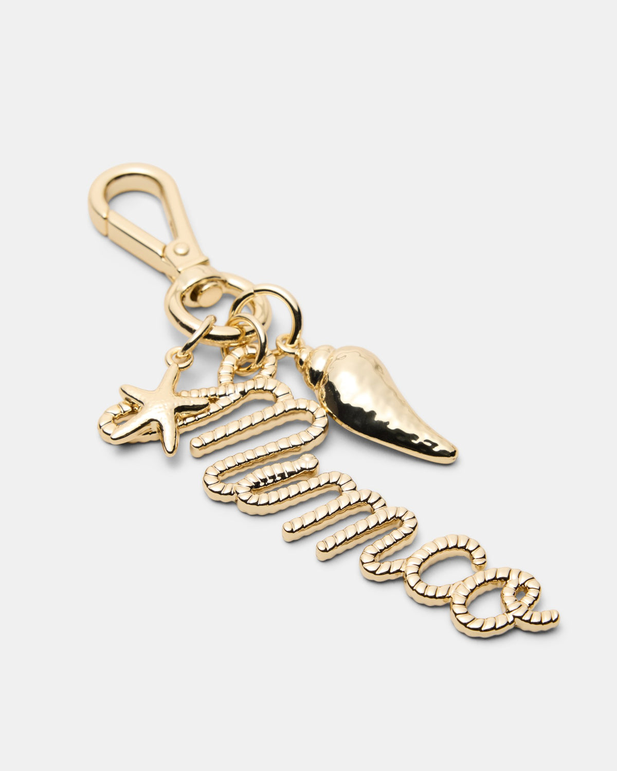 Mimco Roped Keyring - Light Gold
