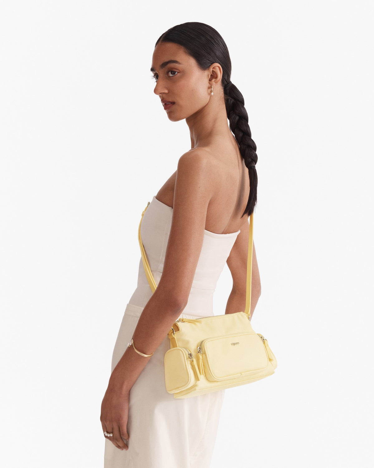 Horizon Pocket Crossbody Bag - Buttermilk