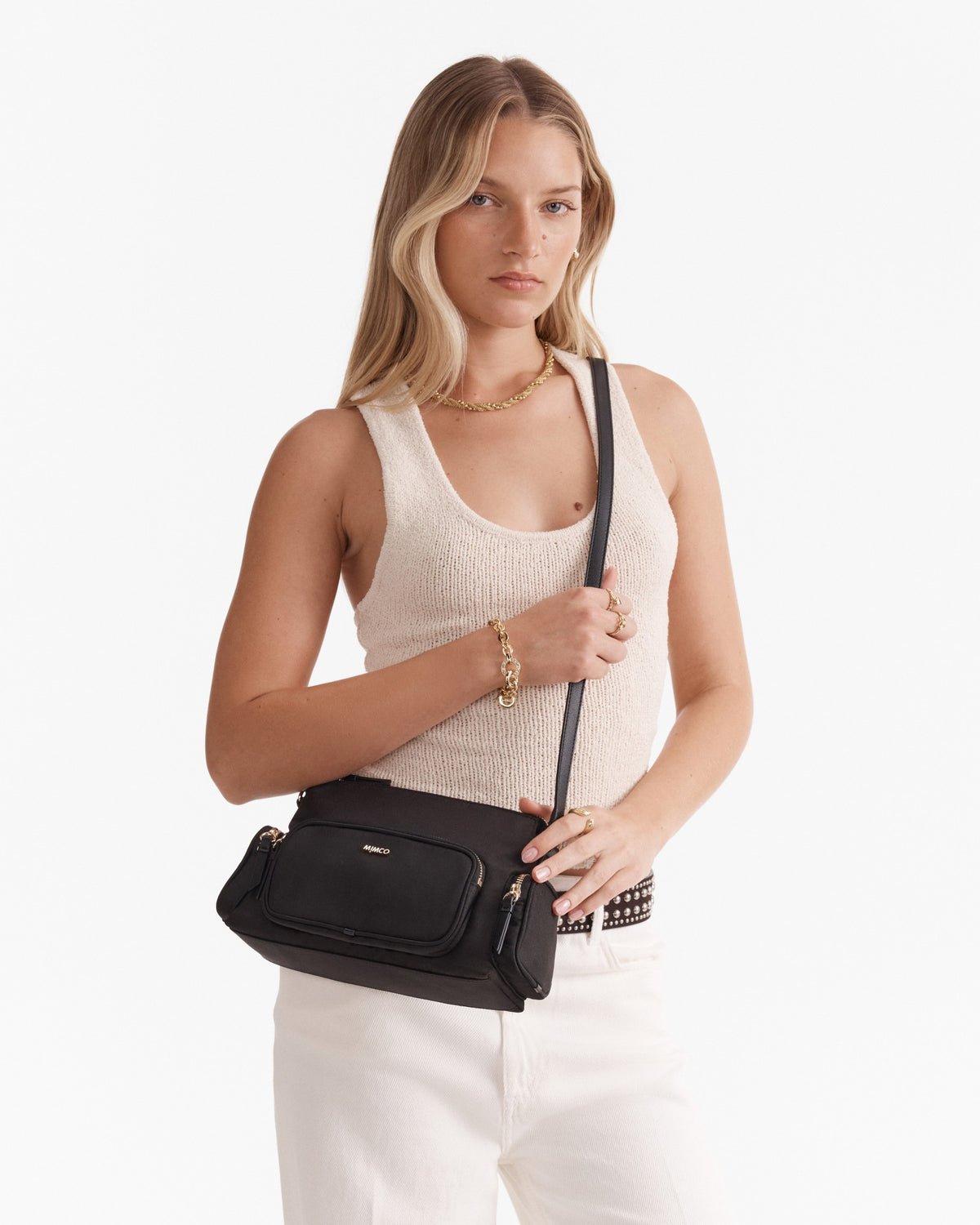 Horizon Pocket Crossbody Bag - Black