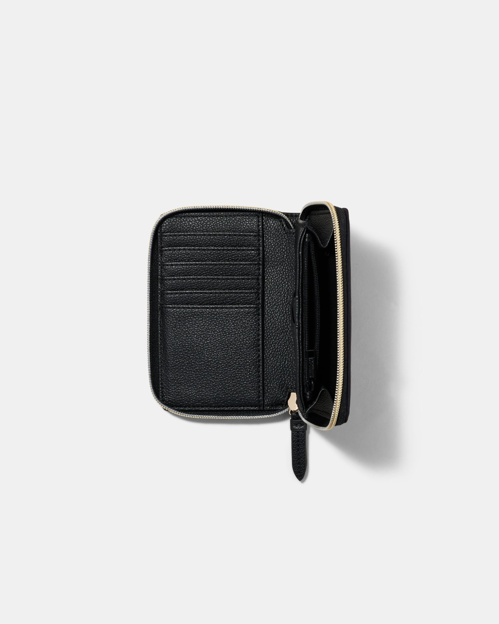 Brunswick Medium Wallet - Black Light Gold