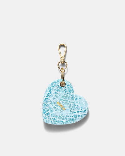 Lovely Hair Comb Keyring - Sky Blue