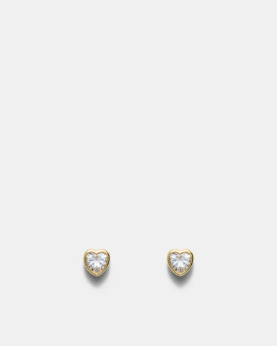 Forever Love Stud Earrings - Gold