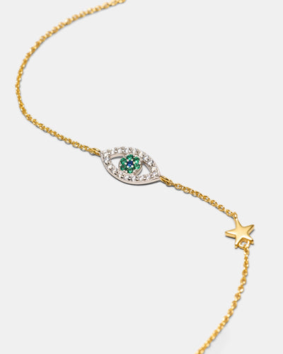 Evil Eye Bracelet - Gold