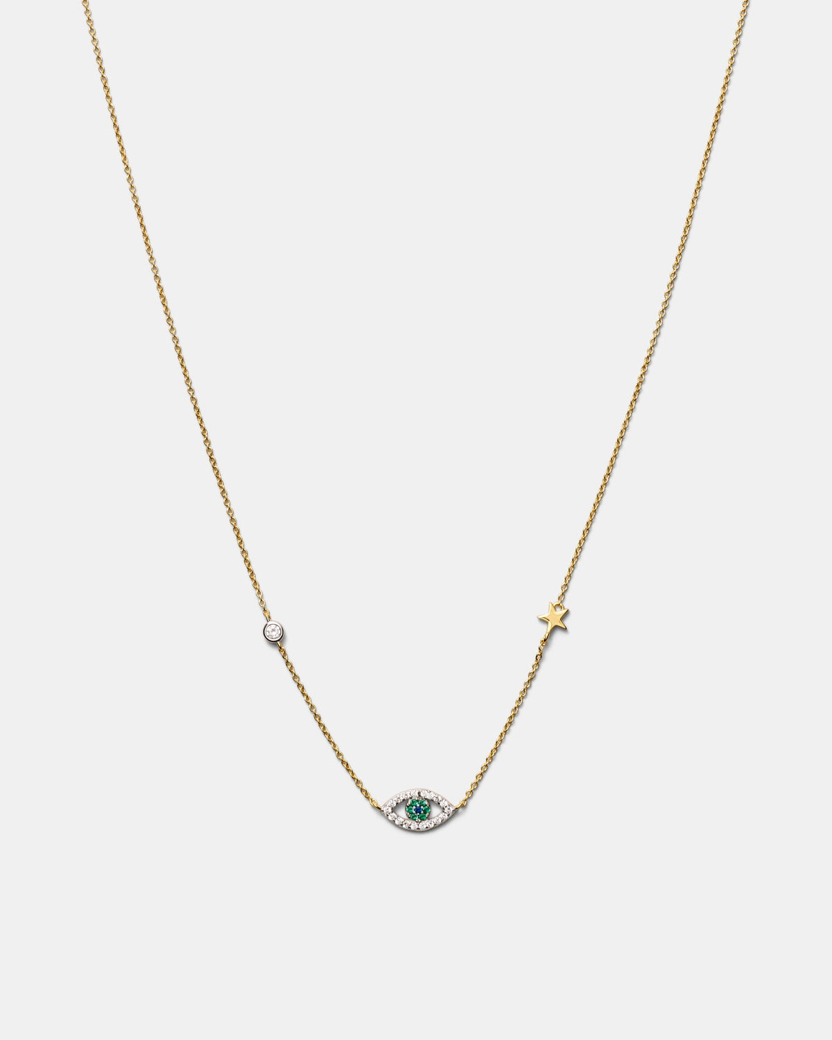 Evil Eye Necklace - Gold