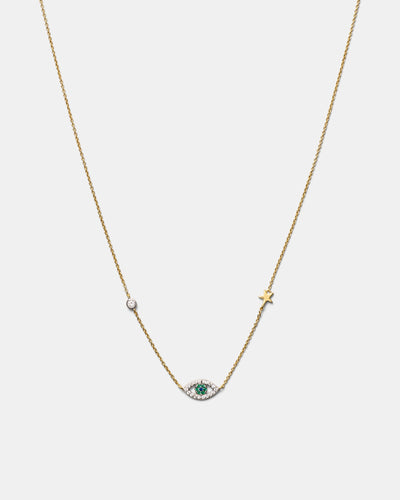 Evil Eye Necklace - Gold