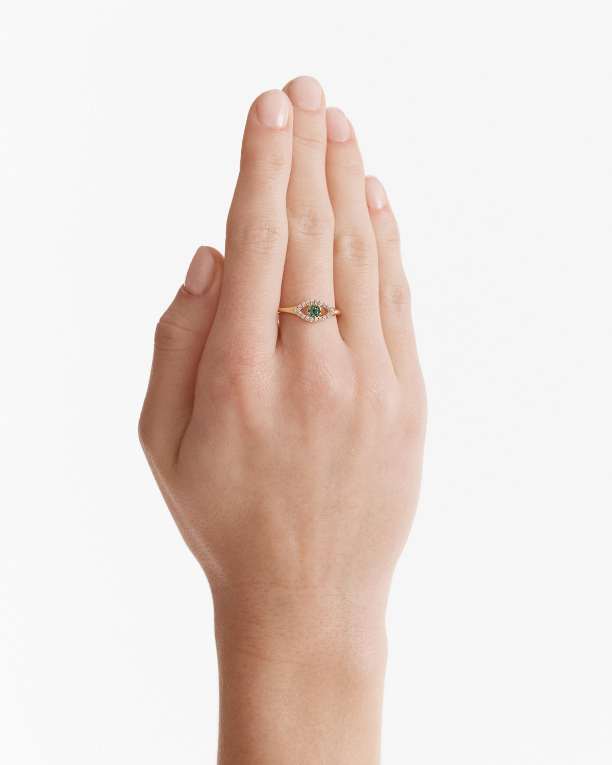Evil Eye Ring - Gold