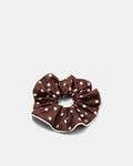 Polka Dot Scrunchie - Choc Berry