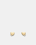 Mimco Heart Cluster Stud Earrings - Gold