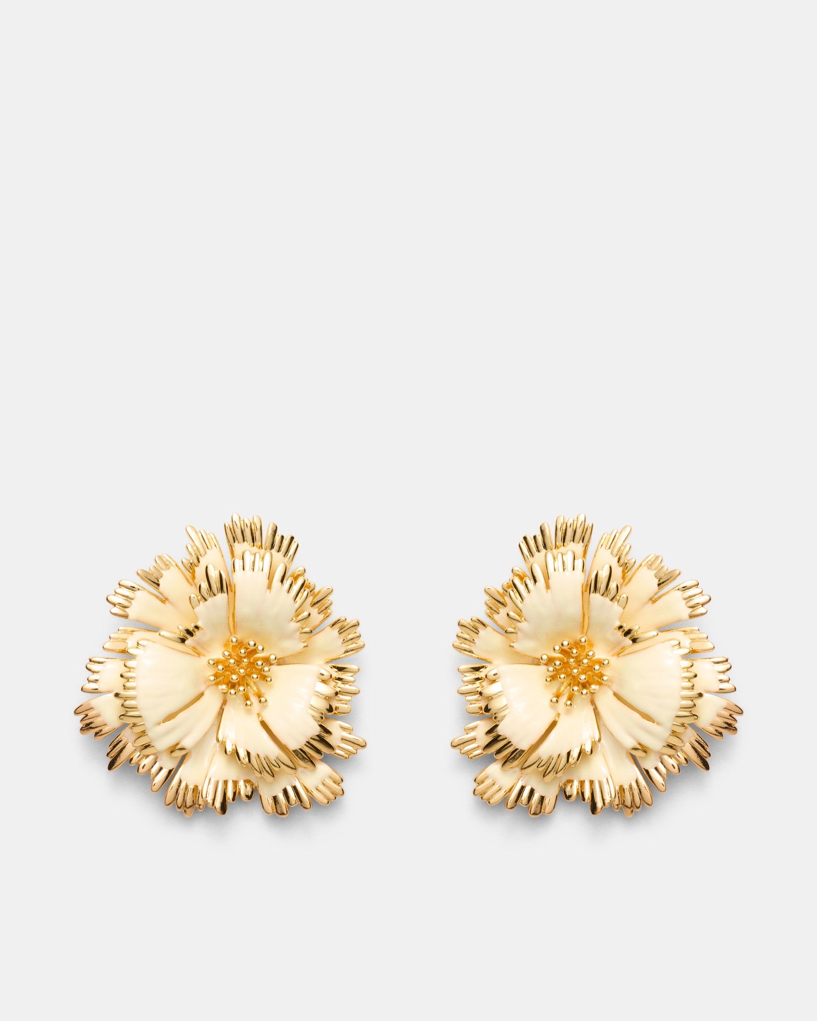 Eternal Beauty Stud Earrings - Buttermilk