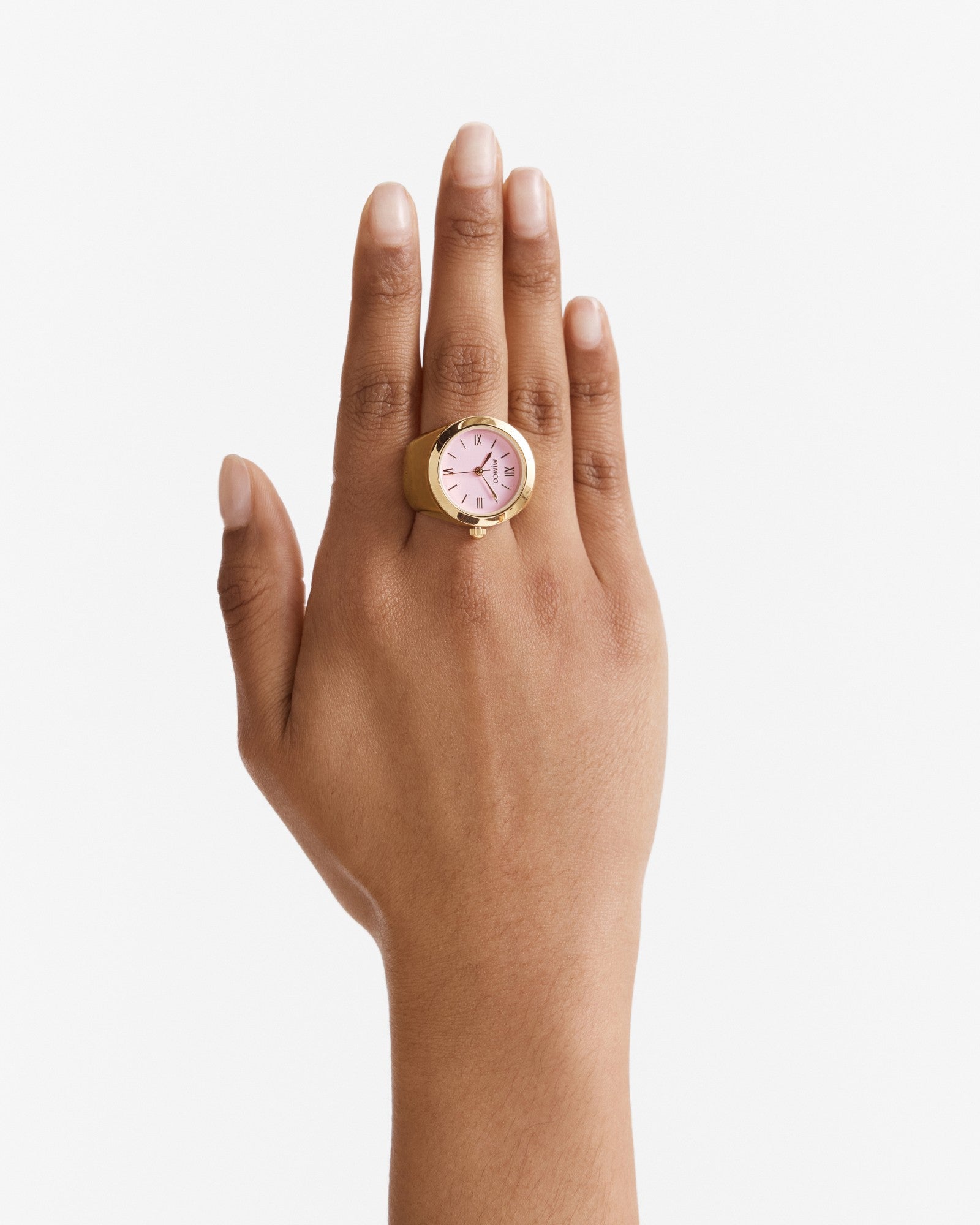 In Time Watch Ring - Pink