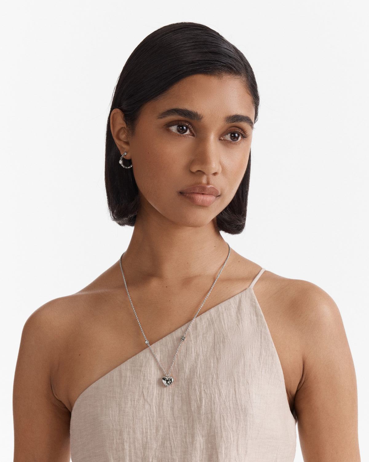 Lovely Trio Necklace - Silver