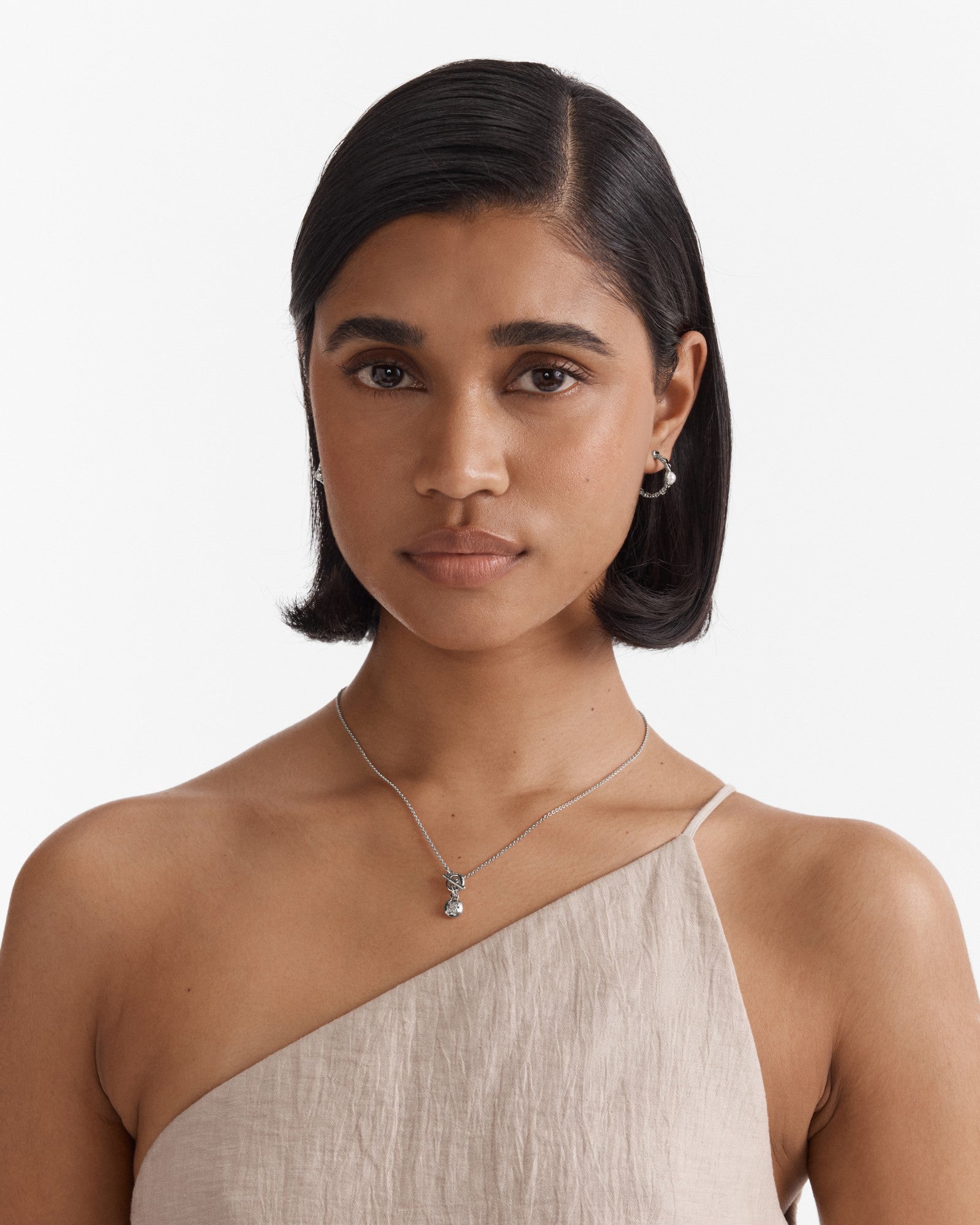 Lovely Trio Necklace - Silver