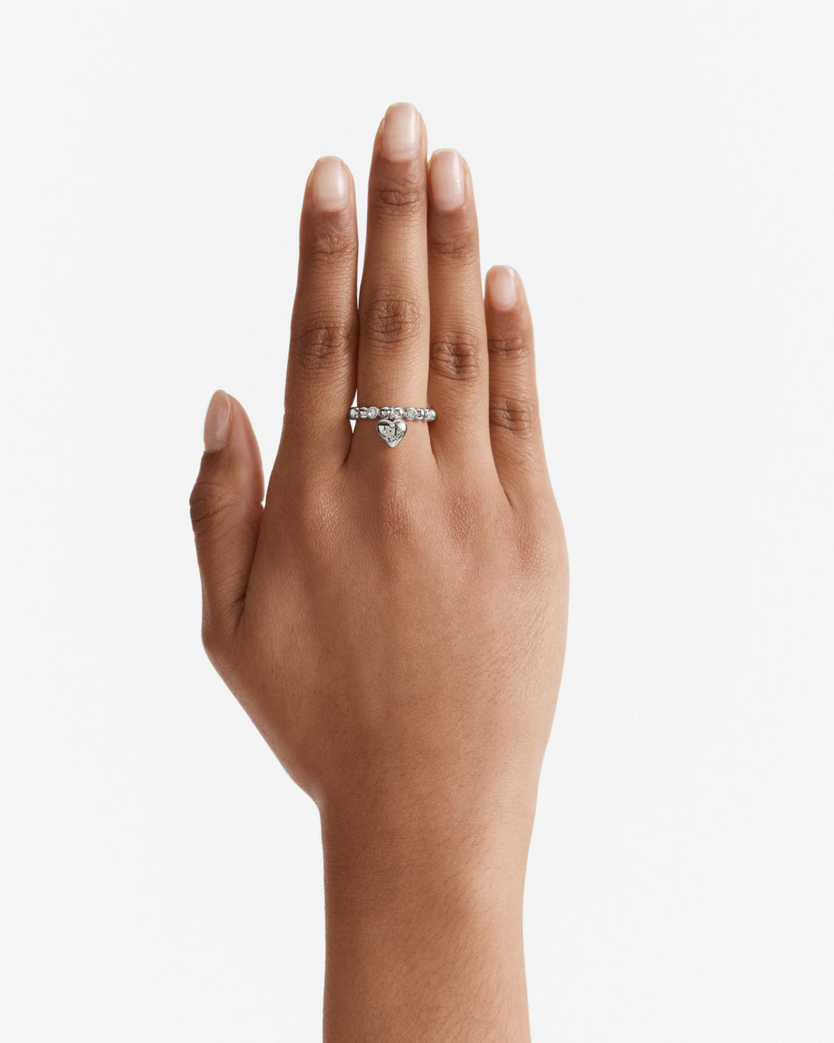 Lovely Charm Ring - Silver