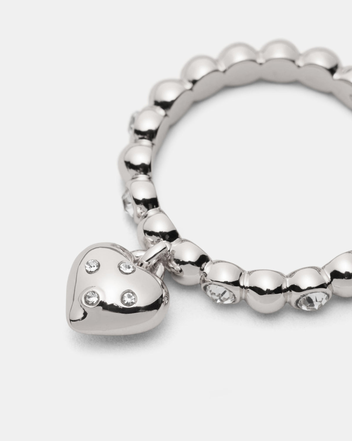 Lovely Charm Ring - Silver