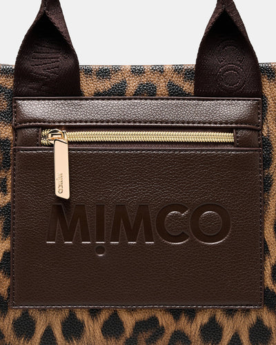 Patch Mini Tote Bag - Leopard
