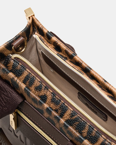 Patch Mini Tote Bag - Leopard