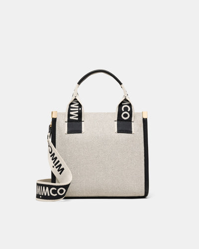 Patch Mini Tote Bag - Black Natural