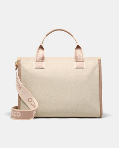 Patch Tote Bag - Natural