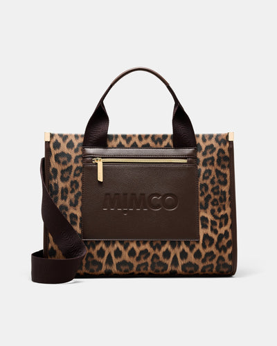 Patch Tote Bag - Leopard