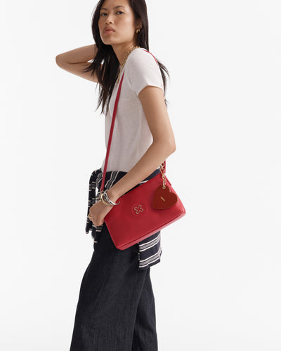 Bay Strap Crossbody Bag - Lipstick Red