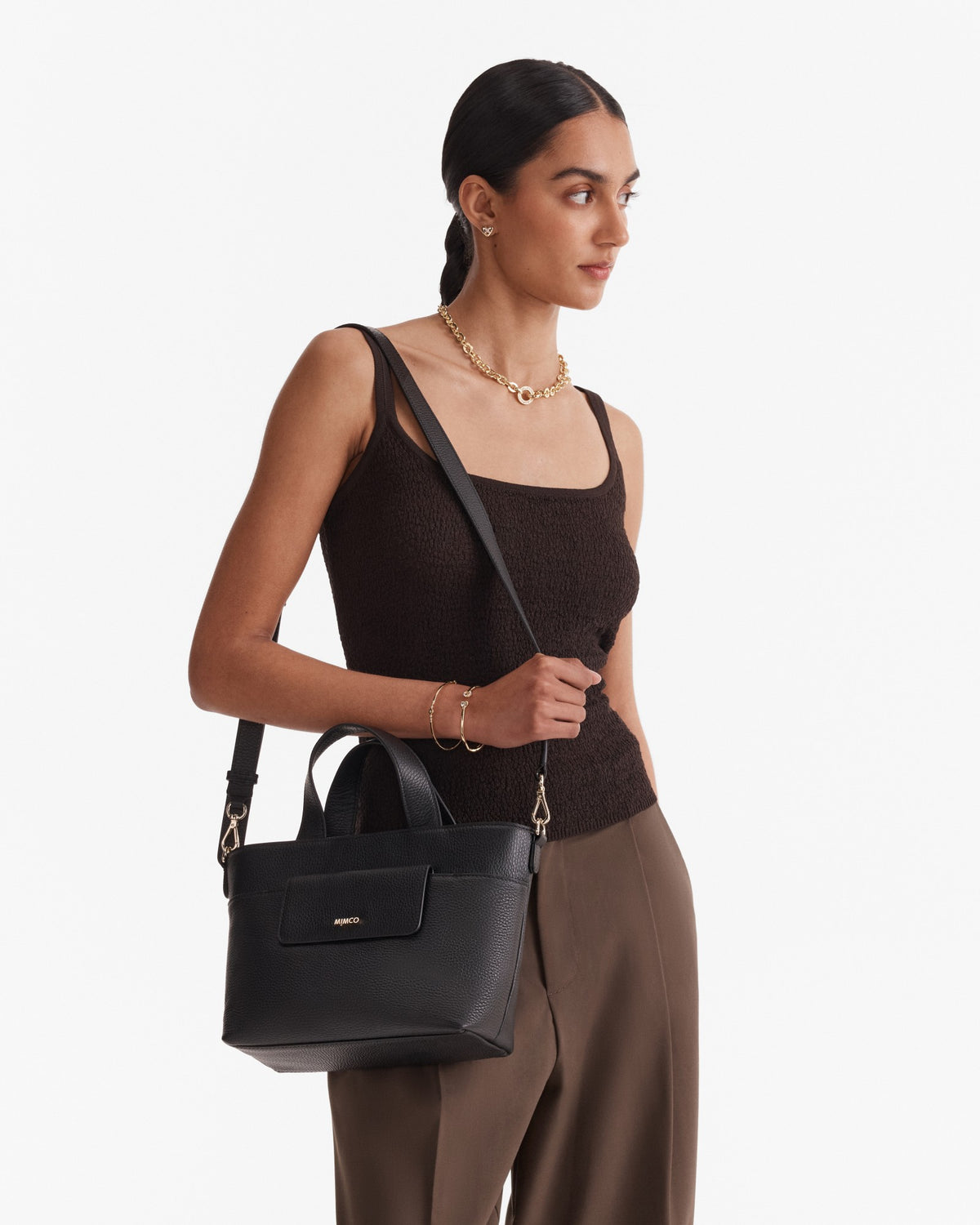 Preston Mini Tote Bag - Black