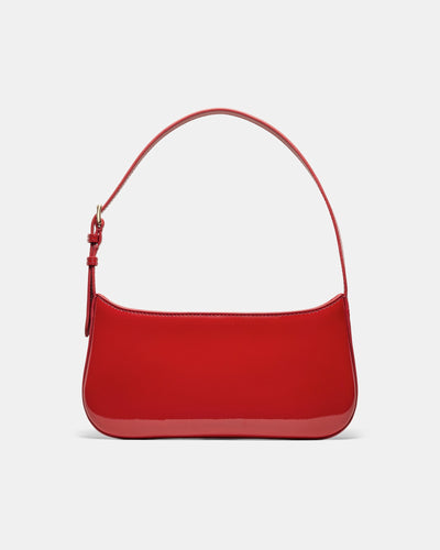 Cove Slim Shoulder Bag - Lipstick Red