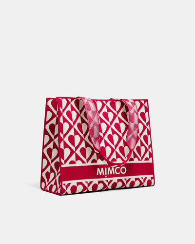 Blondie Boxy Tote Bag - Red Multi