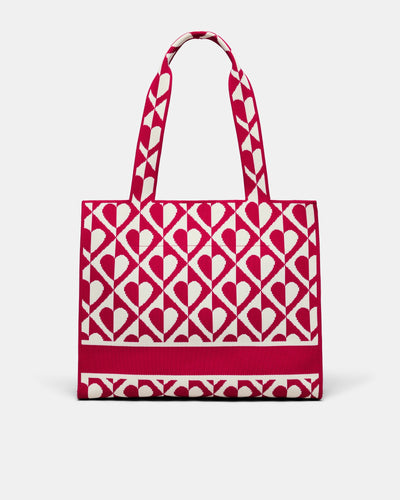 Blondie Boxy Tote Bag - Red Multi