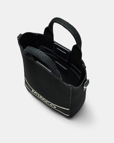 Blondie Mini Tote Crossbody Bag - Black