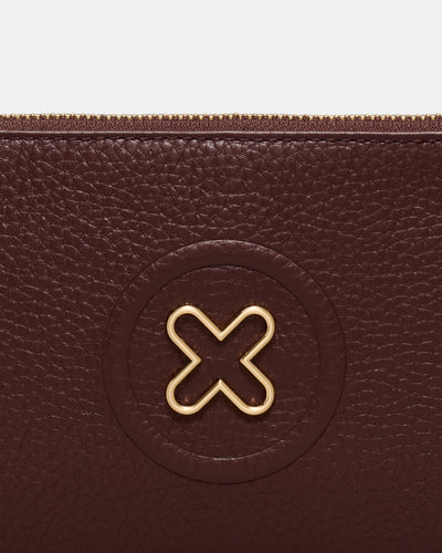 Bay Medium Pouch - Mahogany