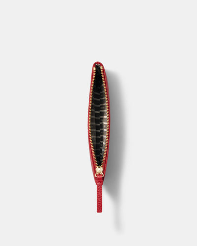 Bay Medium Pouch - Lipstick Red