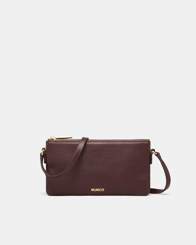 Rhiannon Pouch Crossbody Bag - Brandy