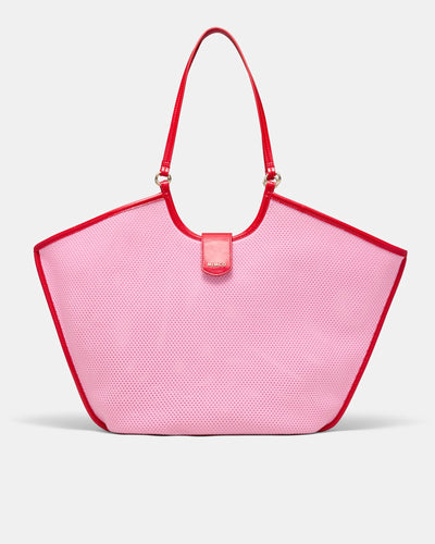Hera Knit Tote Bag - Pink Sorbet