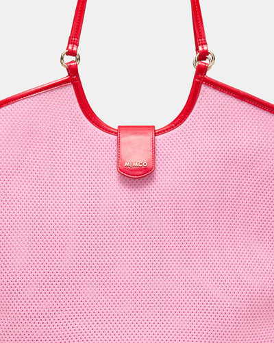 Hera Knit Tote Bag - Pink Sorbet