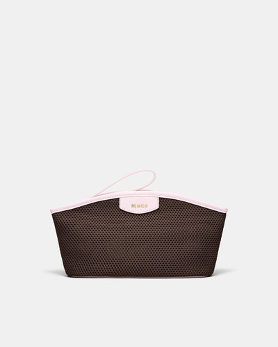 Hera Knit Pouch - Mahogany