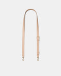 Leather Crossbody Bag Strap - Almond