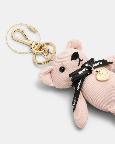 Mimco Bear Bag Charm - Pale Pink