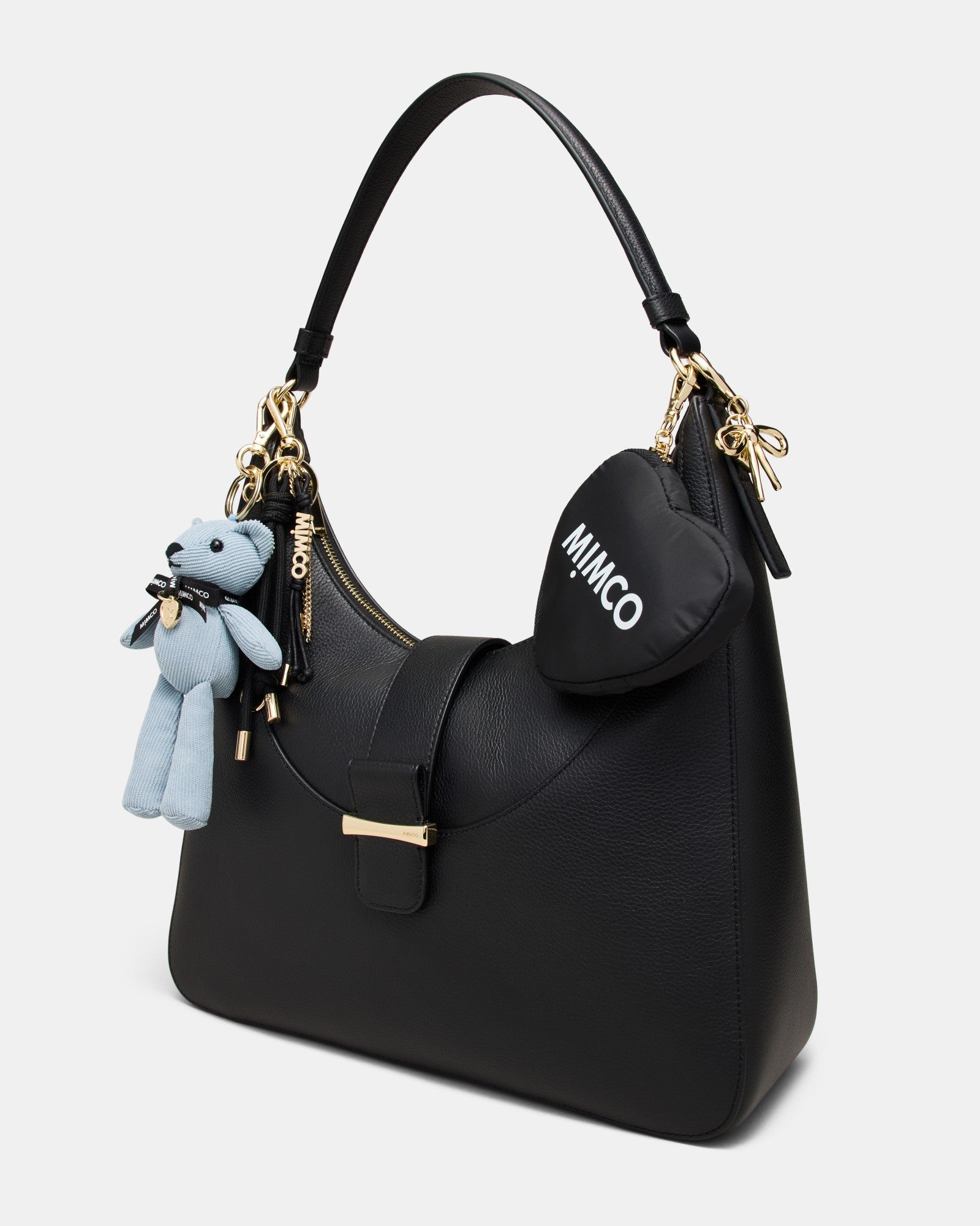 Mimco Bear Bag Charm - Blue
