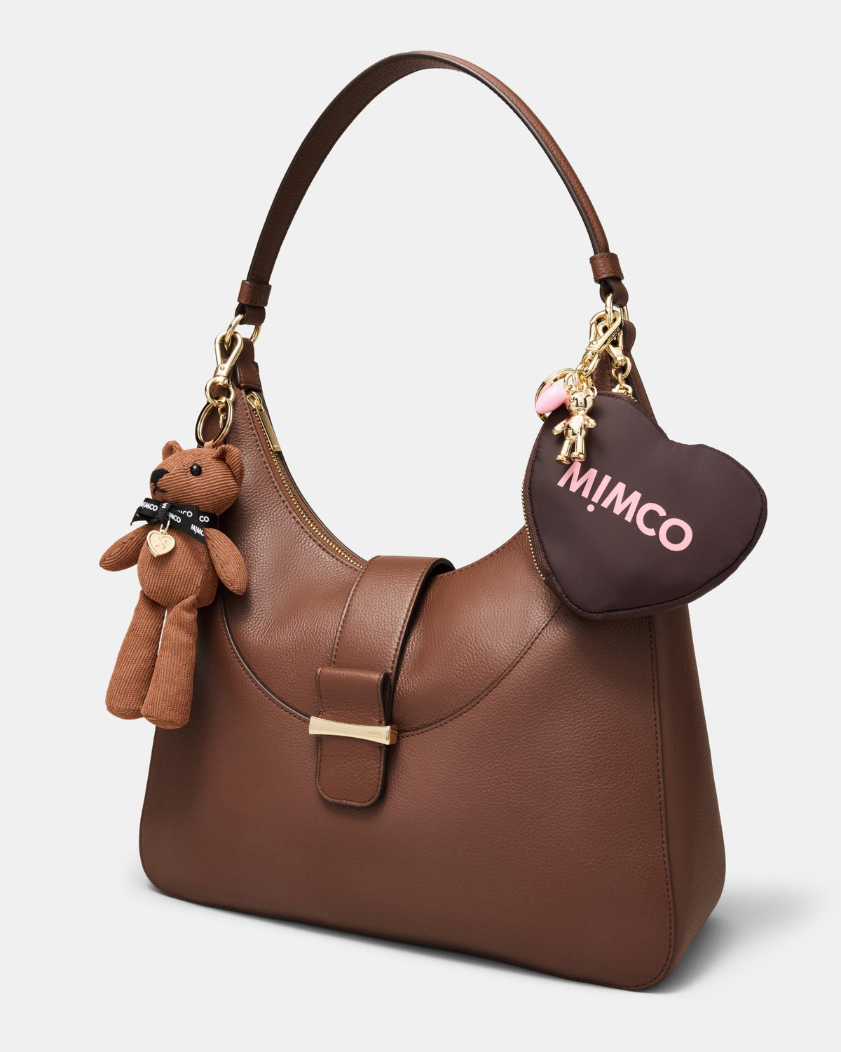 Mimco Bear Bag Charm - Gingerbread