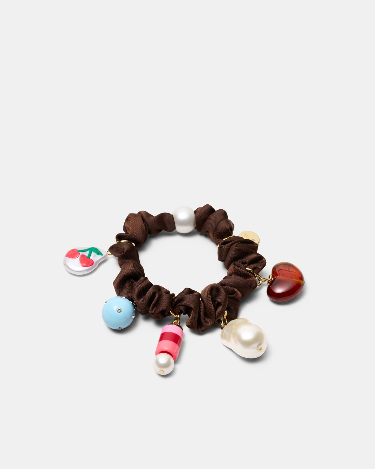 Charm Scrunchie - Choc Berry