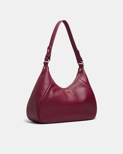 Lily Shoulder Day Bag - Bordeaux