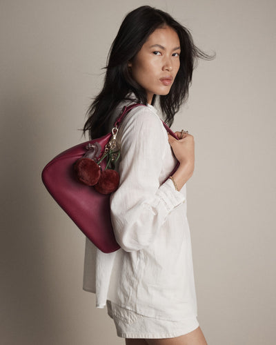 Lily Shoulder Day Bag - Bordeaux