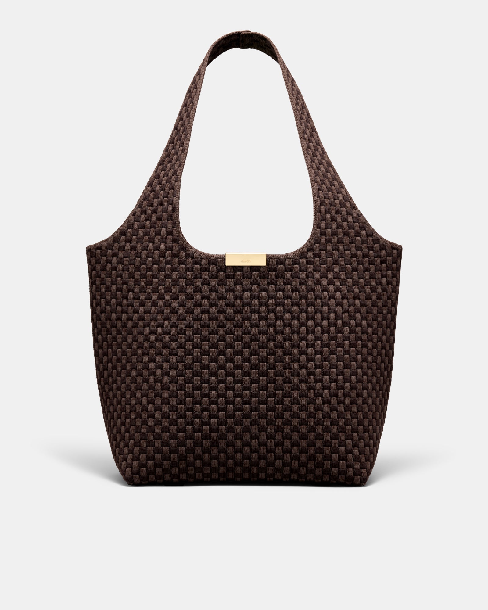 Amelie Basket Tote Bag - Chocolate