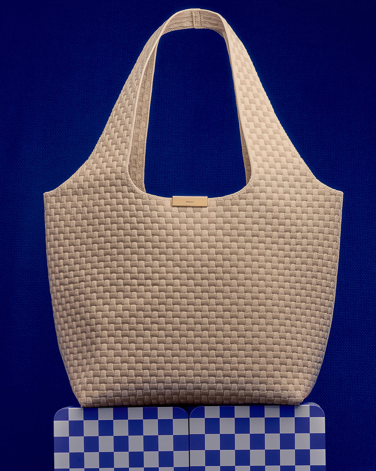 Amelie Basket Tote Bag - Natural