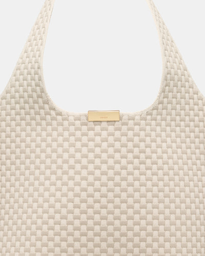 Amelie Basket Tote Bag - Natural
