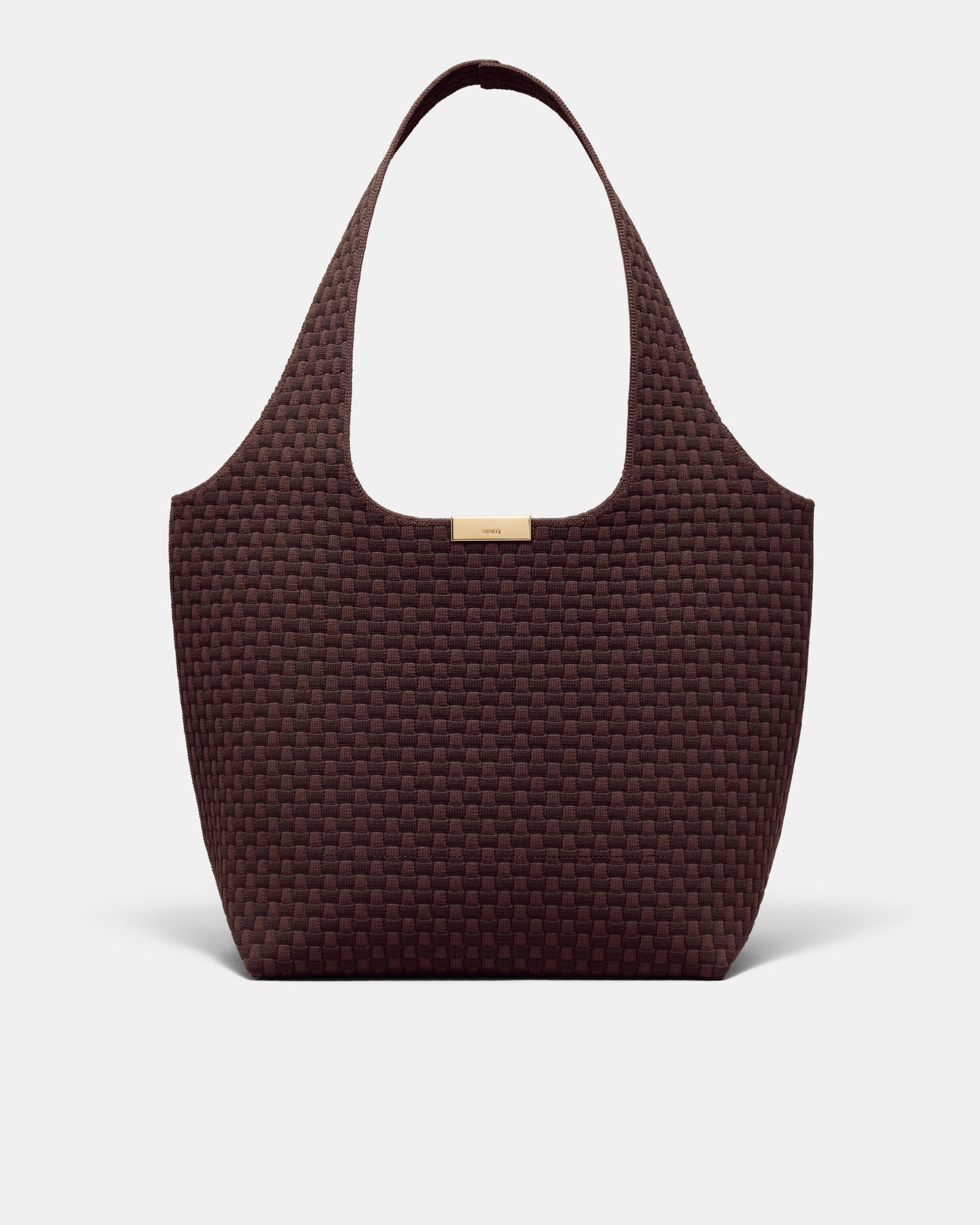 Amelie Basket Tote Bag - Chocolate