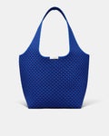 Amelie Basket Tote Bag - Cobalt